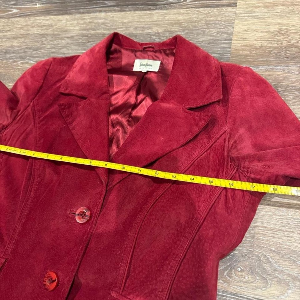 Neimun Marcus Red Blazer Jacket - image 2